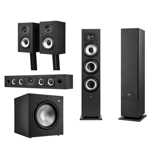 Polk MXT 5.1, juodas - Garsiakalbių komplektas Prekė-MXT5.1 MXT5.1