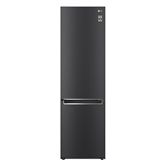 LG NoFrost, 384 L, dark grey - Refrigerator