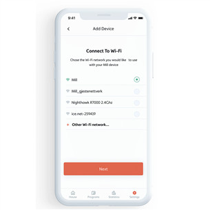 Mill, 1500 W, WiFi, baltas - Elektrinis radiatorius