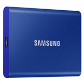 Išorinis diskas SSD Samsung T7, 2 TB, USB 3.2, Blue