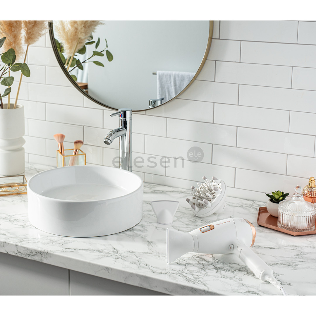 Rowenta Ultimate Experience Scalp Care, 2200 W, baltas - Plaukų džiovintuvas