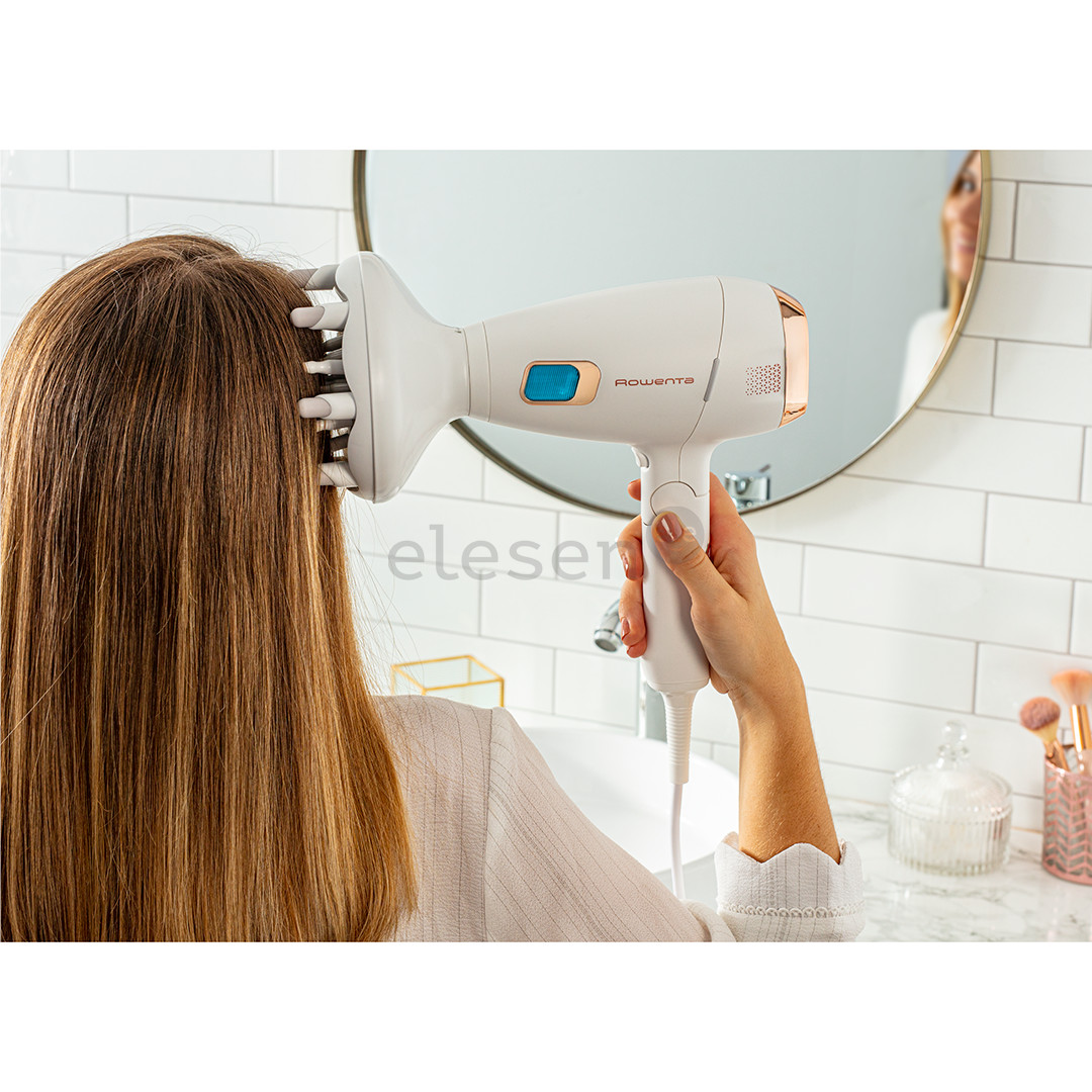 Rowenta Ultimate Experience Scalp Care, 2200 W, baltas - Plaukų džiovintuvas