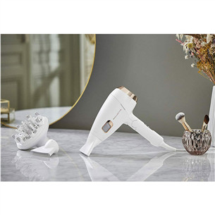 Rowenta Ultimate Experience Scalp Care, 2200 W, baltas - Plaukų džiovintuvas