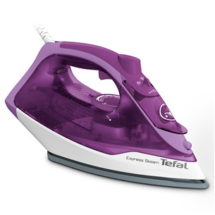 Tefal Express Steam, 2400 Вт, фиолетовый/белый - Паровой утюг Товар - FV2836 FV2836