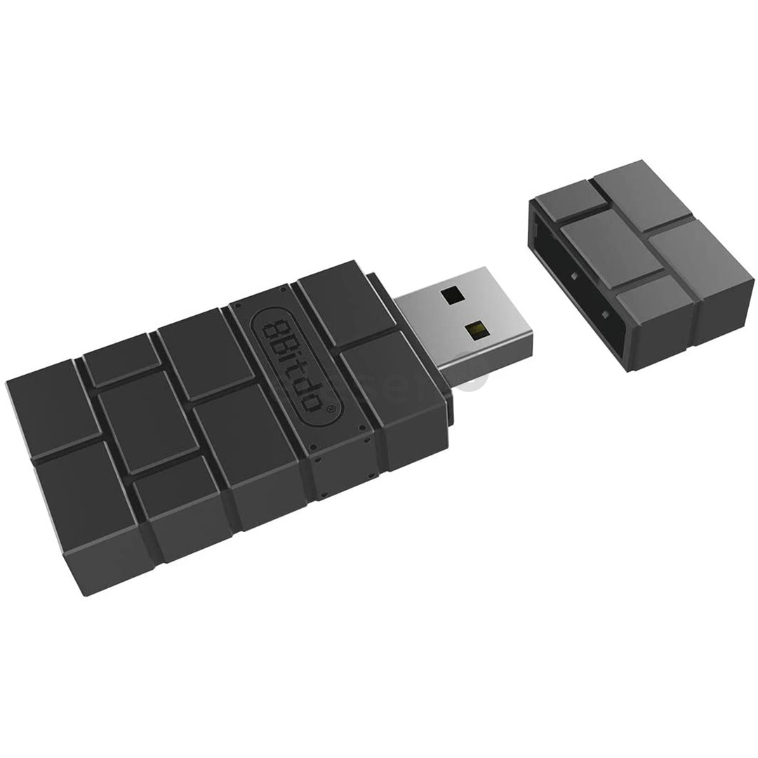 8BitDo USB Wireless Adapter 2, black - Wireless Controller Adapter Item - 6922621501930