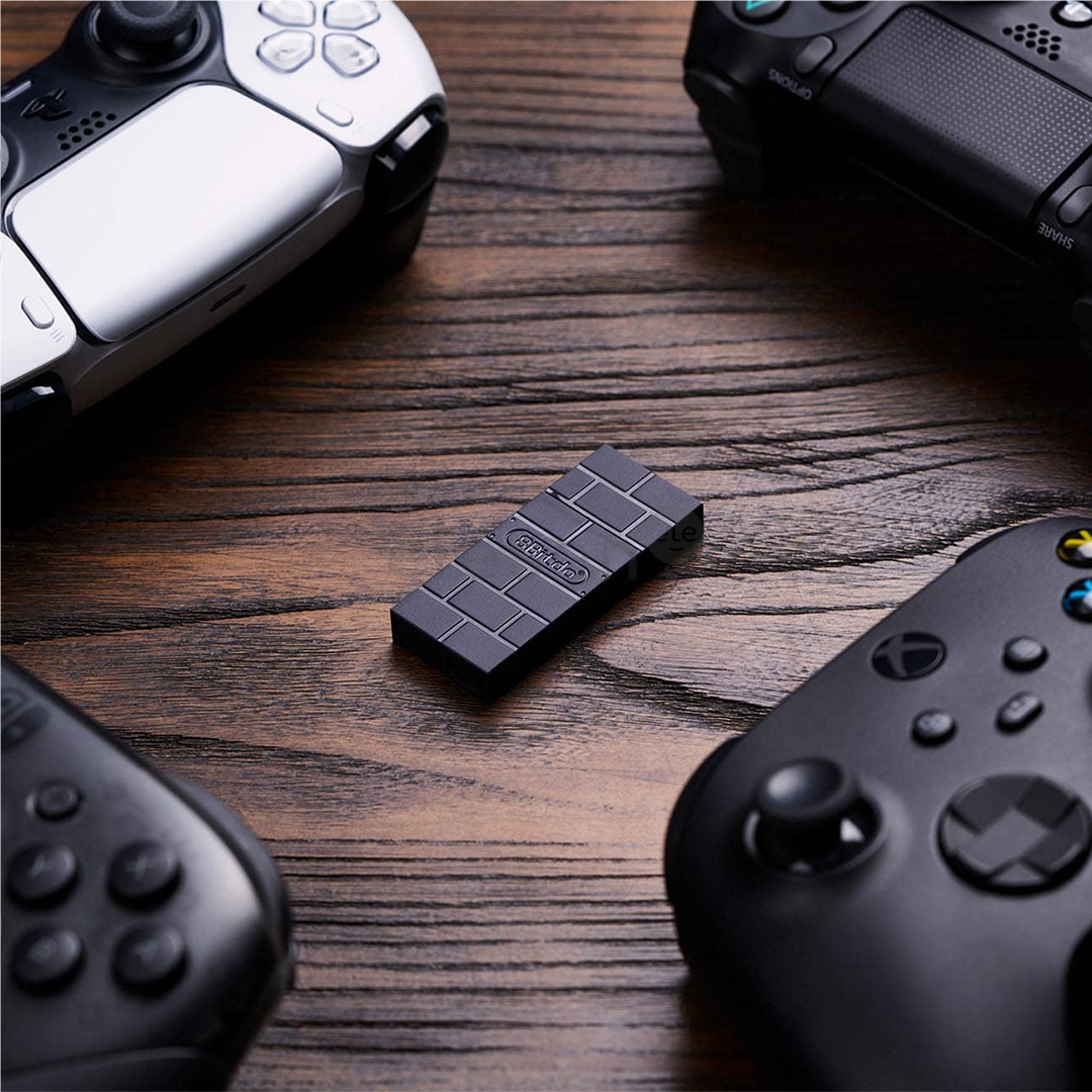 8BitDo USB Wireless Adapter 2, black - Wireless Controller Adapter Item - 6922621501930