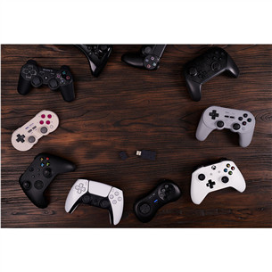 8BitDo USB Wireless Adapter 2, black - Wireless Controller Adapter Item - 6922621501930