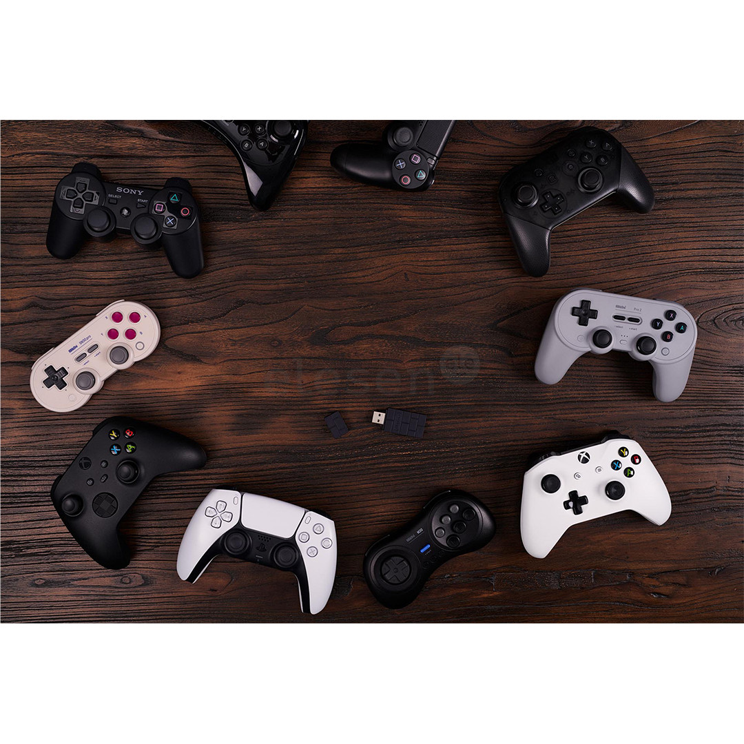 8BitDo USB Wireless Adapter 2, black - Wireless Controller Adapter Item - 6922621501930