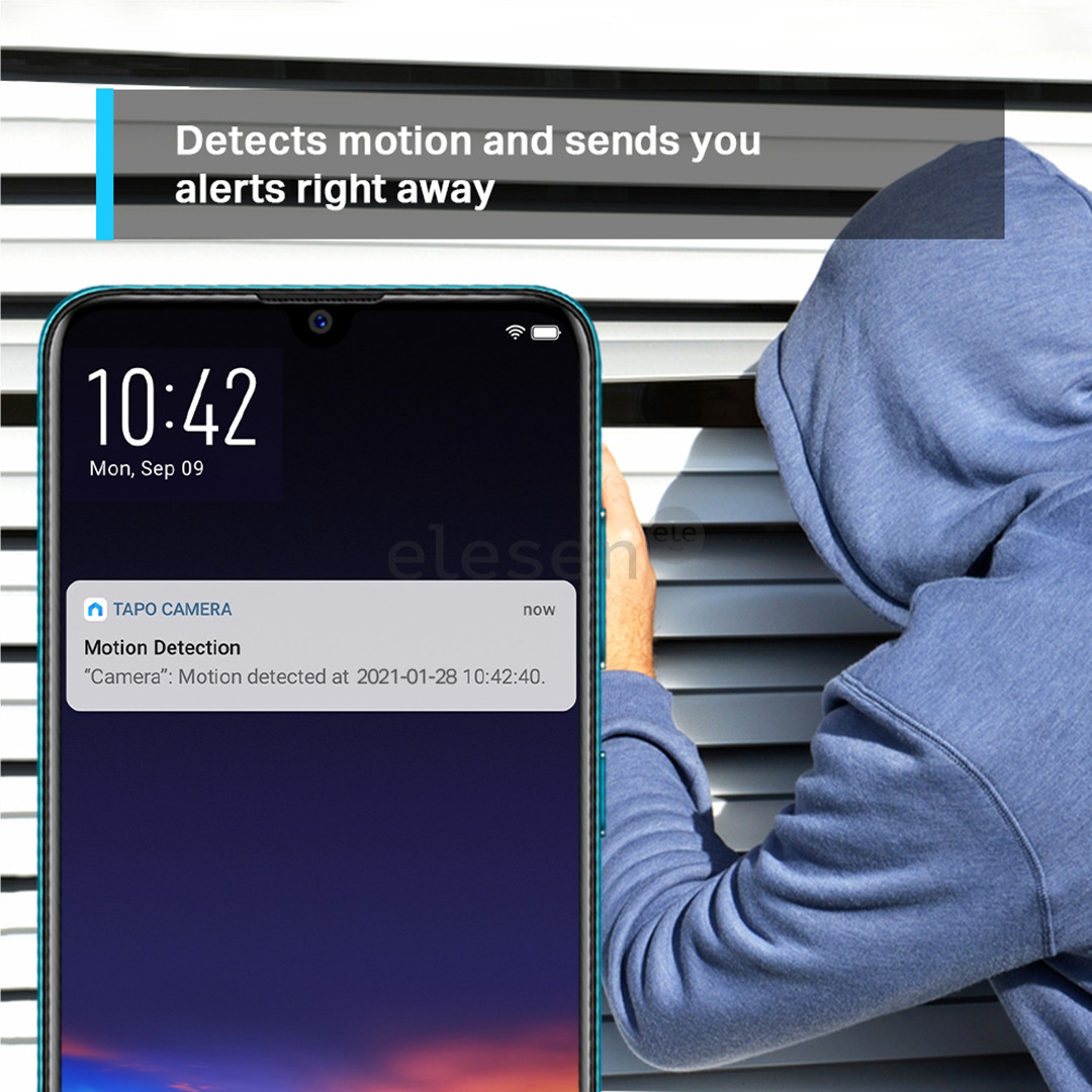 TP-Link Tapo C210, 3 МП, WiFi, ночной режим, белый - Камера видеонаблюдения