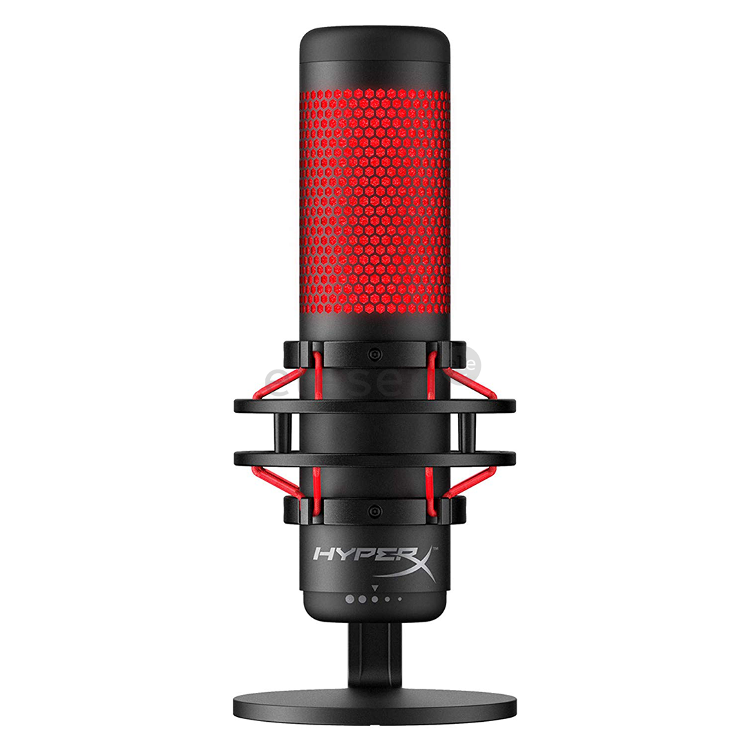HyperX QuadCast, black/red - Microphone