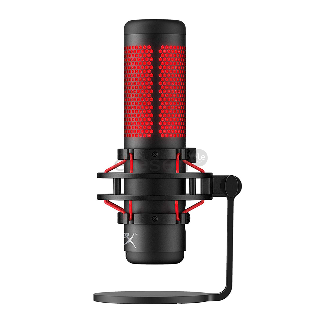 HyperX QuadCast, black/red - Microphone