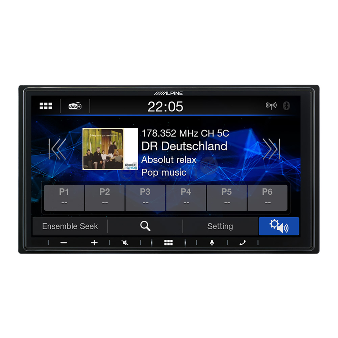 Alpine iLX-W690D, 7'' сенсорный экран, Apple CarPlay, Android Auto, черный - Автомедиацентр