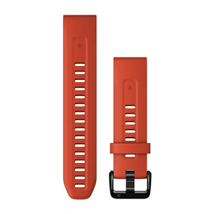 Garmin fenix, 20mm, QuickFit, flame red silicone - Dirželis Prekė - 010-13102-02 010-13102-02