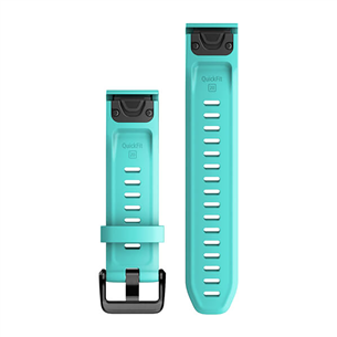 Garmin fenix, 20mm, QuickFit, aqua silicone - Dirželis Prekė - 010-13102-05