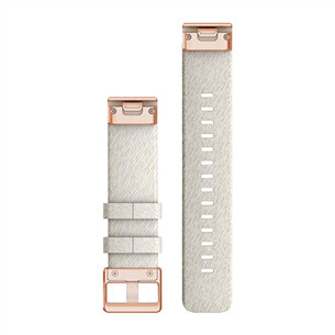 Garmin fenix, 20mm, QuickFit, cream heathered nylon - Replacement band Item - 010-13102-09