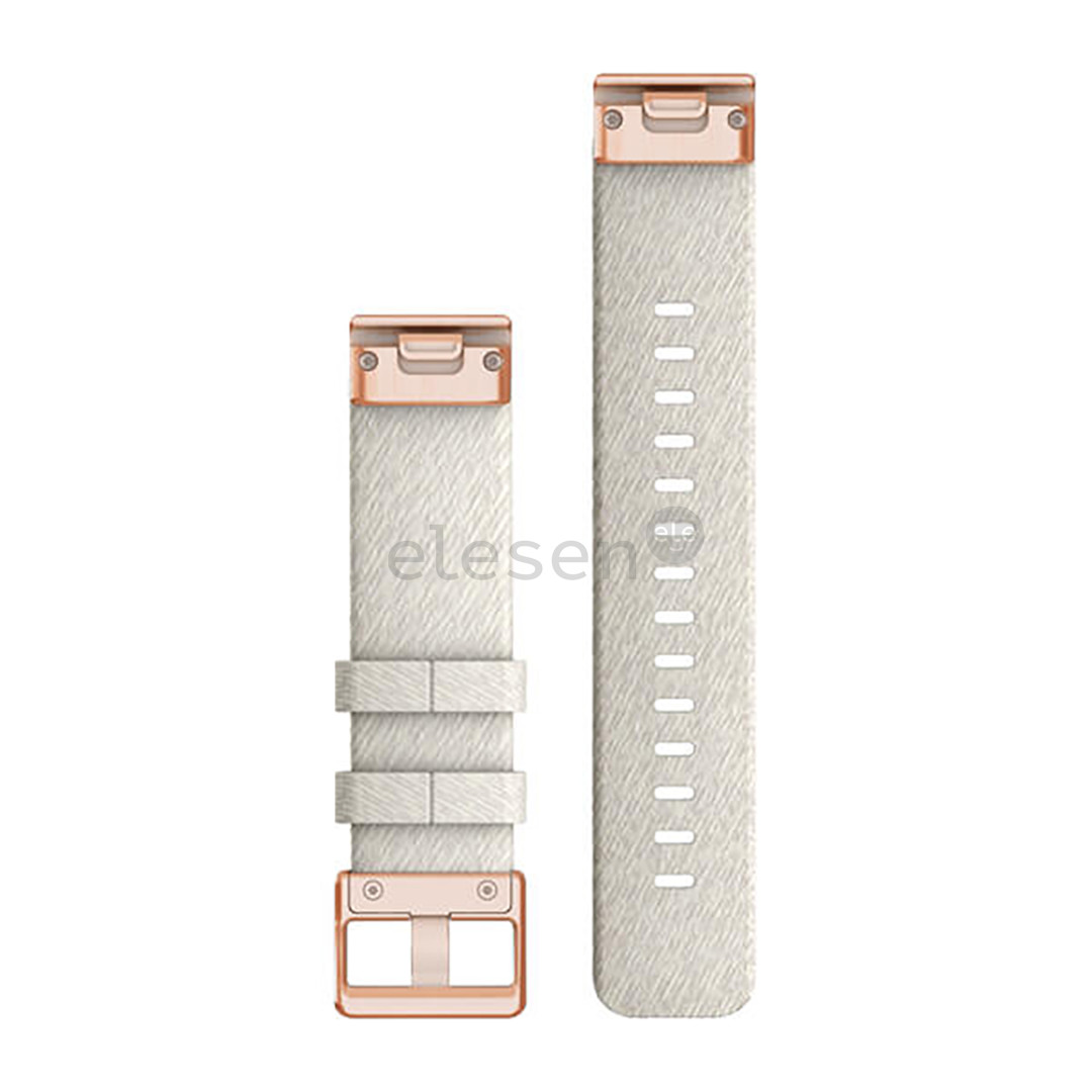 Garmin fenix, 20mm, QuickFit, cream heathered nylon - Replacement band Item - 010-13102-09