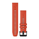 Garmin fenix, 22mm, QuickFit, flame red silicone - Replacement band Item - 010-13111-04