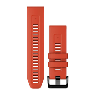 Dirželis Garmin fenix, 26mm, QuickFit, Flame red Prekė - 010-13117-04 010-13117-04