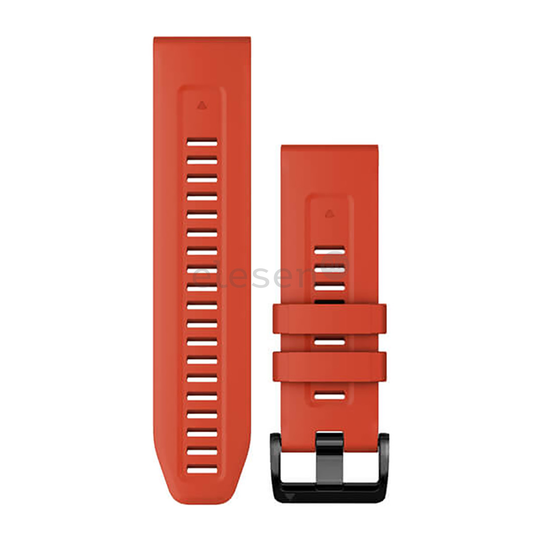 Dirželis Garmin fenix, 26mm, QuickFit, Flame red Prekė - 010-13117-04