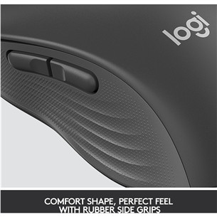 Logitech Signature M650 L, silent, juoda - Belaidė pelė