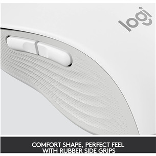 Logitech Signature M650 L, silent, white - Wireless Optical Mouse