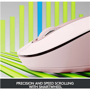 Logitech Signature M650, silent, pink - Wireless Optical Mouse
