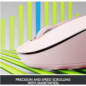Pelė Logitech Signature M650, Belaidė, Pink Prekė - 910-006254