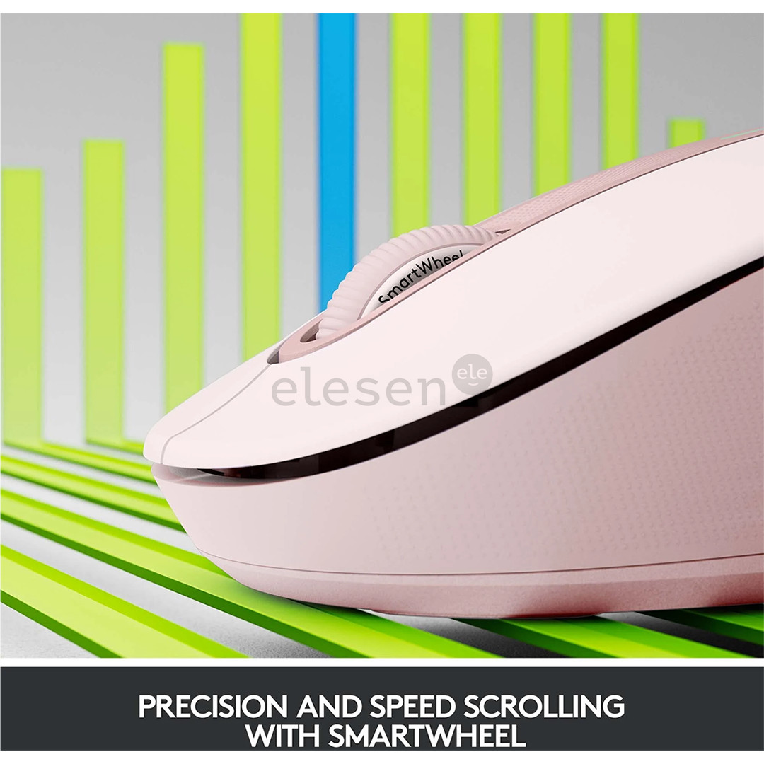 Logitech Signature M650, silent, pink - Wireless Optical Mouse