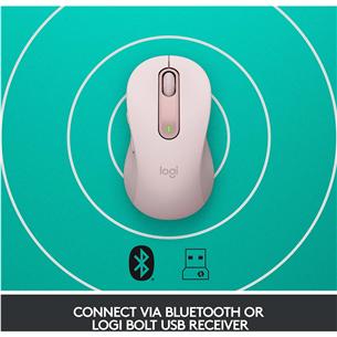 Pelė Logitech Signature M650, Belaidė, Pink Prekė - 910-006254