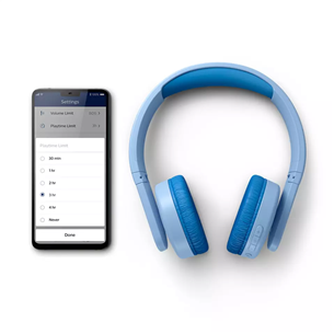 Philips TAK4206BL, mėlynos - Vaikiškos ausinės