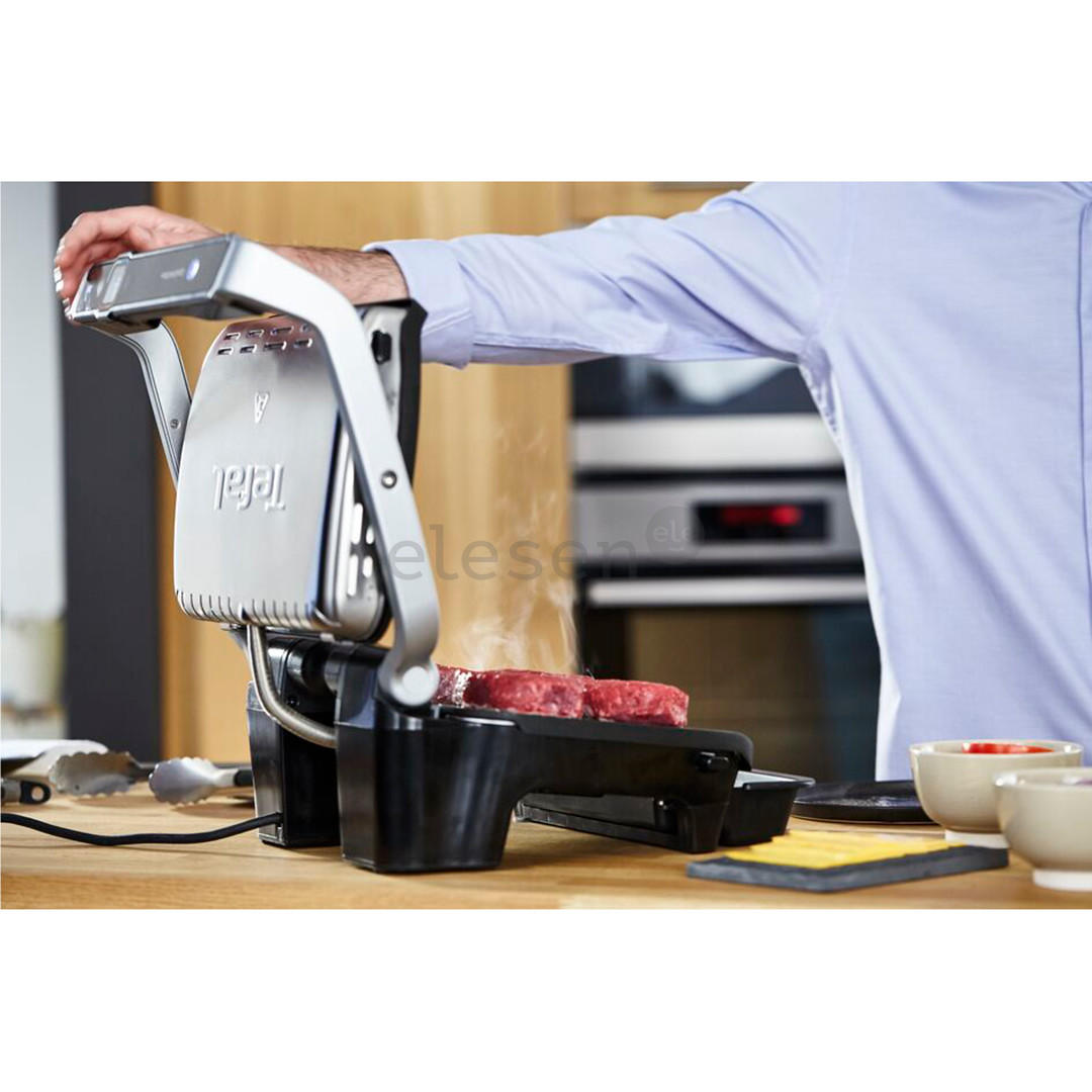 Tefal OptiGrill Elite, 2000 W, black/inox - Table grill Item - GC750D