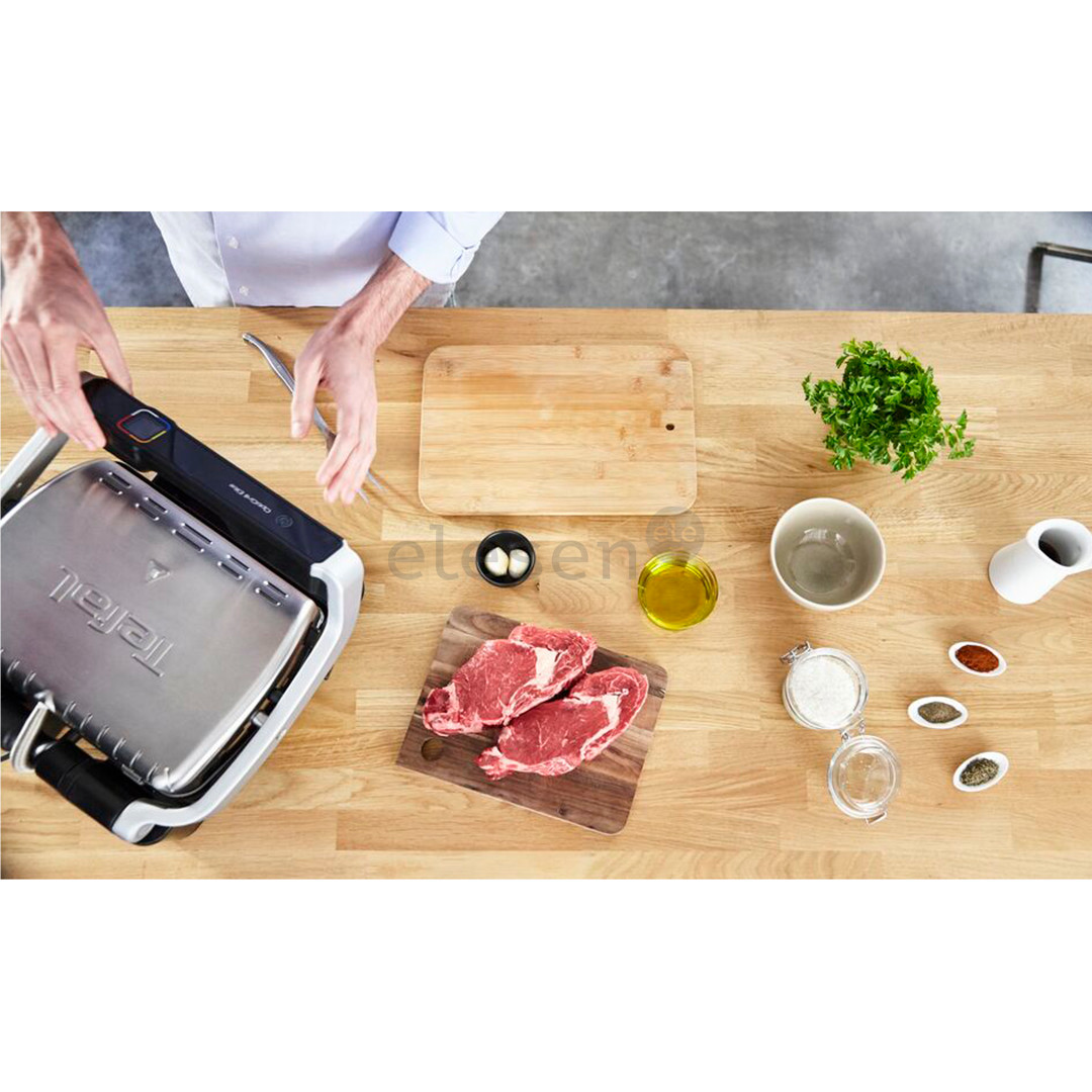 Tefal OptiGrill Elite, 2000 W, black/inox - Table grill Item - GC750D
