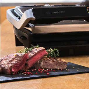 Tefal OptiGrill Elite, 2000 W, black/inox - Table grill Item - GC750D