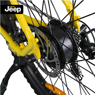 Elektrinis dviratis Jeep Mountain E-Bike MHR 7000, Yellow Prekė - JE-MX27.5+-YK48