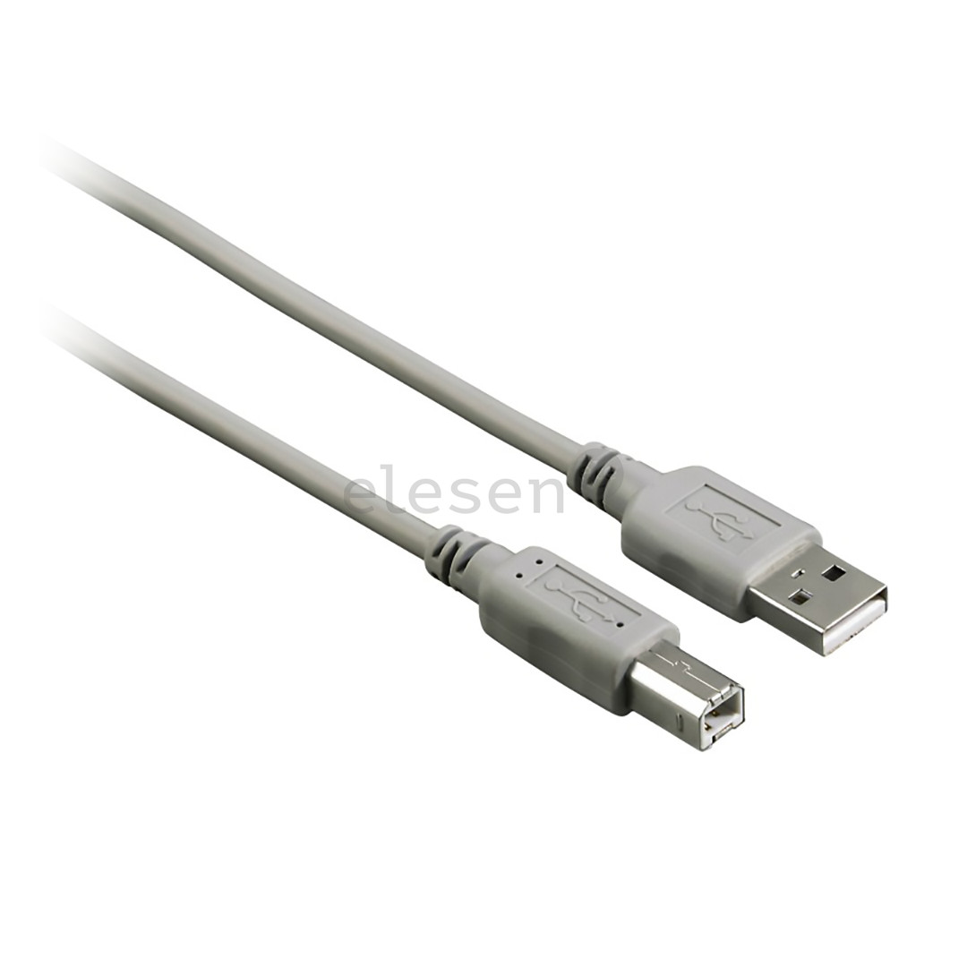 Hama USB-A -- USB-B, 3 m, gray - Cable Item - 00200901