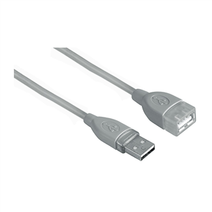 Hama USB 2.0 Extension Cable, длина 3 м, серый - Удлинительный кабель Товар - 00200620 00200620