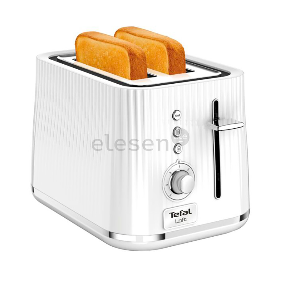 Tefal Loft, 850 W, white - Toaster