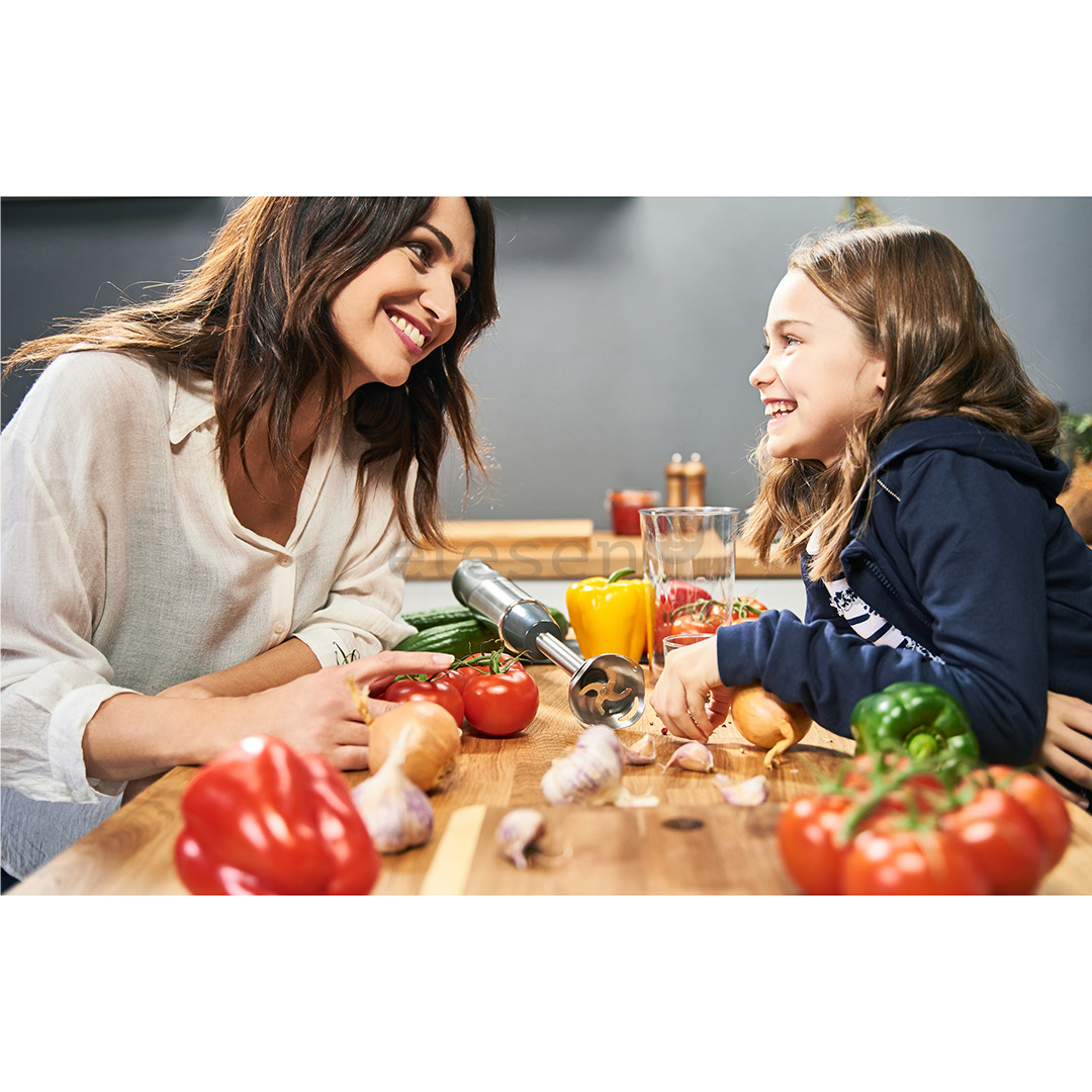 Tefal QuickChef 2in1, 1000 W, juodas/nerūdijančio plieno - Trintuvas