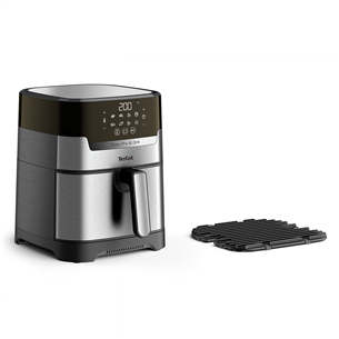 Tefal Easy Fry & Grill, 1400 W, stainless steel/black - AirFryer Item - EY505D15 EY505D15