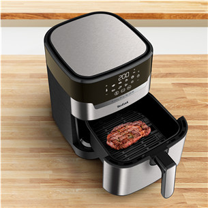 Tefal Easy Fry & Grill, 1400 W, nerūdijančio plieno/juoda - Karšto oro gruzdintuvė