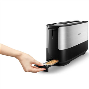 Philips Viva Collection, 950 W, black/silver - Toaster Item - HD2692/90