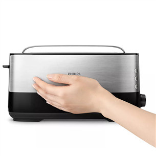 Philips Viva Collection, 950 W, black/silver - Toaster Item - HD2692/90