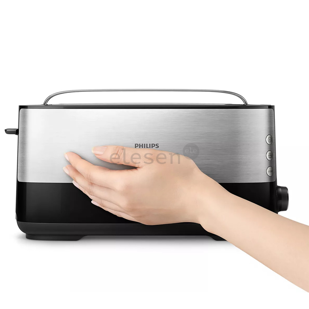 Philips Viva Collection, 950 W, black/silver - Toaster Item - HD2692/90