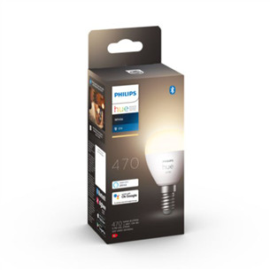 Lemputė Philips Hue White Lustre, P45, E14, White, 1 vnt. Prekė - 929002440603