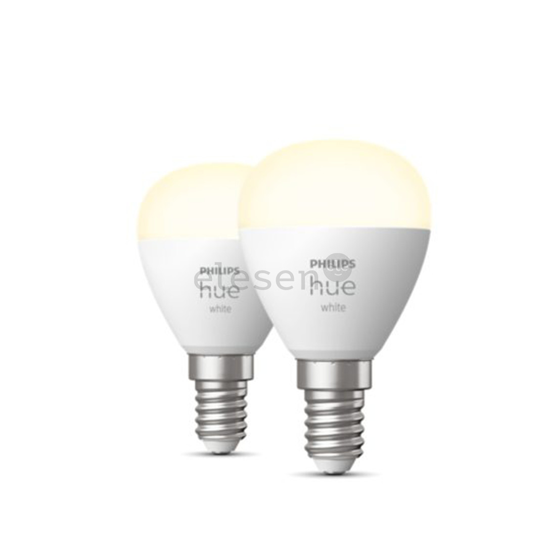 Philips Hue White Lustre, P45, E14, 2 pcs, white - Smart Light Item - 929002440604