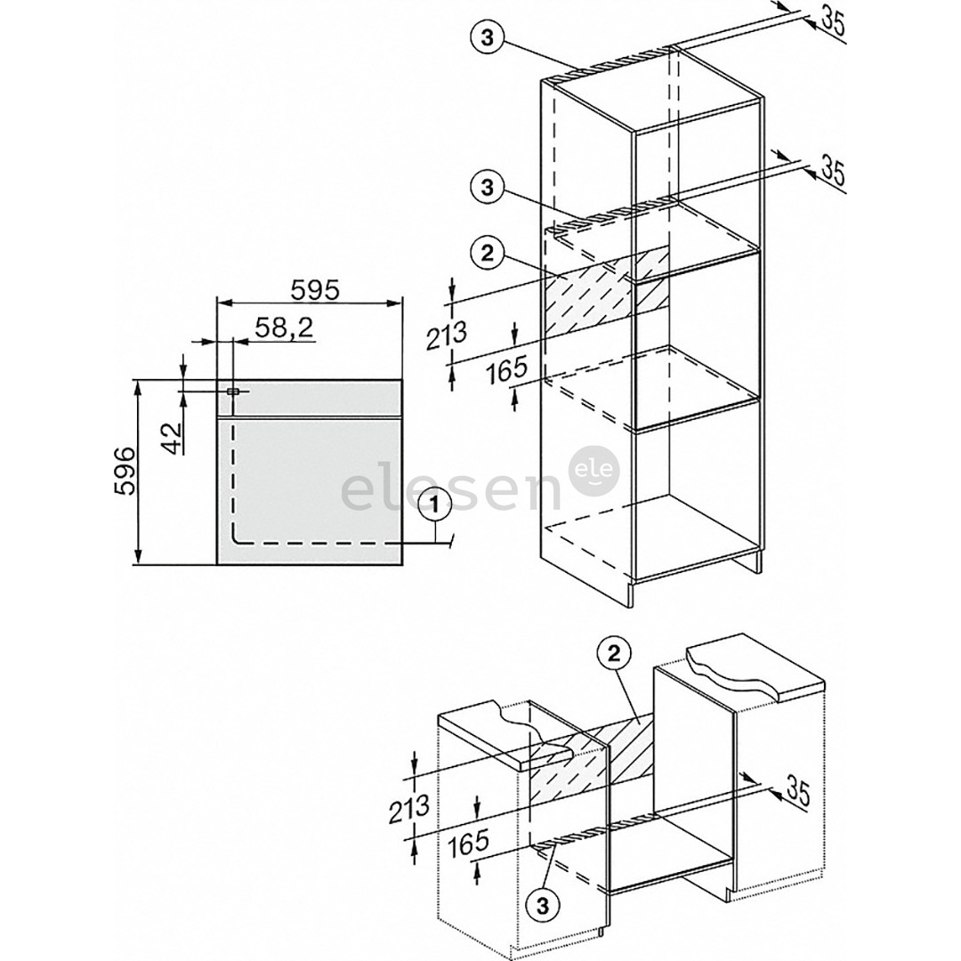 Orkaitė Miele Prekė - H7464BPOBSW
