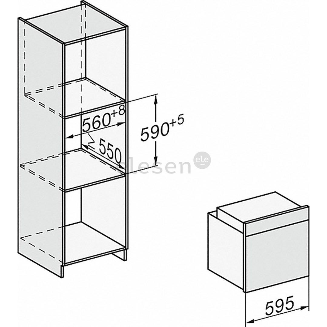 Orkaitė Miele Prekė - H7464BPOBSW
