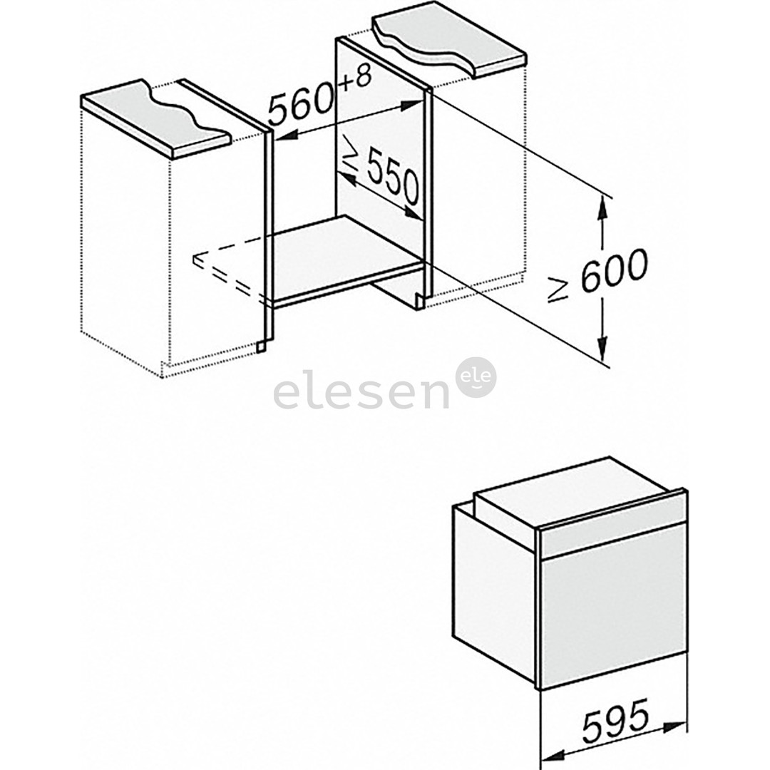 Orkaitė Miele Prekė - H7464BPOBSW