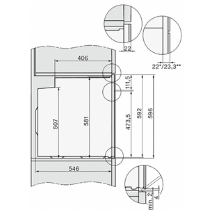 Orkaitė Miele Prekė - H7464BPBRWS
