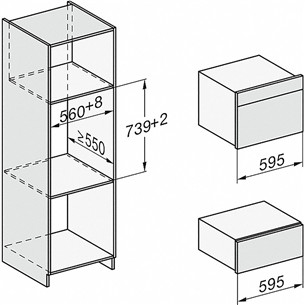 Miele, режим Sous-vide, 40 л, нерж. сталь - Интегрируемый паровой духовой шкаф Товар - DG7440EDST/CLST